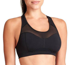 Ensemble de 2 soutiens-gorge de sport pour femme, col rond, dos nageur, couleur unie, maille respirante, Spandex Polyester, sans couture, extensible dans les quatre sens, fermeture avant - Product Image 6