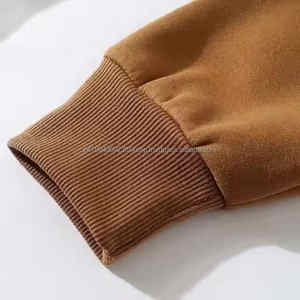 Conjunto Deportivo para Hombre 100% Algodón, Sudadera con Capucha y Pantalones Deportivos Bordados con Etiqueta Privada, Chándal para Hombre con Capucha - Product Image 5