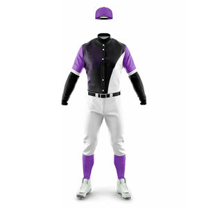 Manufacturer Custom Two Piece Suit Panel Design <b>Baseball</b> Uniform Kits Summer All Season Breathable Club Uniform Teamwear <b>Sets</b> - Product Image 6