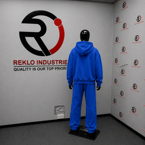 Ensemble survêtement bleu oversize pour homme, streetwear, sweat-shirt à capuche, pantalon cargo jogger, molleton de coton épais, décontracté, urbain - Product Image 4