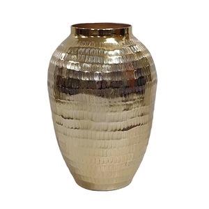Elegant Modern Handmade Metal <b>Tabletop</b> Vase for Home Decoration Premium Flower Holder for Interior Styling - Product Image 6