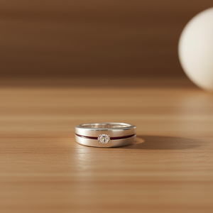 Designer <b>Crystal</b> Fashion <b>Ring</b> Band 3.6 Grams - Product Image 3