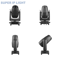Projecteur LED mobile 800W à profil de découpe, étanche IP66, avec zoom, faisceau GOBO, contrôle DMX512, CRI élevé 6500K, éclairage de scène dimmable