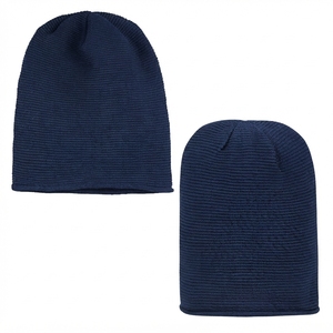 Unisex Solid Color <b>Beanie</b> <b>Hat</b> 100% Acrylic Knitted Winter Cap Casual Style for Adults 56-58CM Head Circumference - Product Image 5