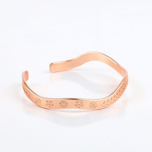 Premium Polished Traditional <b>Copper</b> Bracelet Handmade Bangle OEM/ODM Supplier with Customizable Logo & Design for Wedding - Product Image 5