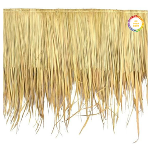 Techo de Paja de Seagrass Cuadrado Portátil, Techo Natural Hecho a Mano para Decoración de Cabañas de Playa y Villas - Product Image 6