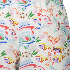 Fish pattern board shorts Quick dry swimwear <b>men</b> Drawstring waist casual shorts <b>Men's</b> printed swim <b>trunks</b> - Product Image 5