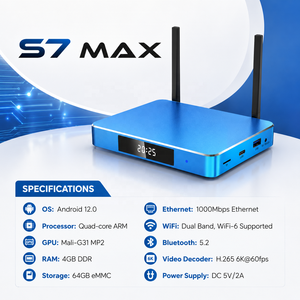 เครื่องเล่นมีเดียอัจฉริยะ S7 MAX ของแท้จากโรงงาน สต็อกในสหรัฐอเมริกา จัดส่งถึงบ้าน รวดเร็ว ด้วยบริการ UPS FedEx USPS - Product Image 3
