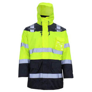 Premium Custom Reflective Hi Vis Winter Waterproof High Visibility Reflective Work Jacket for Construction Traffic <b>Road</b> Security - Product Image 6