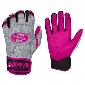 Gants de frappe en cuir avec design drapeau cubain, fermeture à boucle ambidextre, gants d'entraînement pour adultes, blanc et bleu, rembourrés pour le baseball - Product Image 6