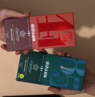 Chocolate Negro Sólido Sin Azúcar 85% 80g, Chocolatería Legendaria de Alta Calidad, Certificado ISO, Snacks Saludables, Venta al Por Mayor OEM/ODM