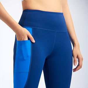 Leggings Deportivos de Cintura Alta para Mujer, de Alta Calidad, Compresivos, Elásticos, de Secado Rápido, Transpirables, de Spandex/Poliéster, para Gimnasio y Yoga - Product Image 5