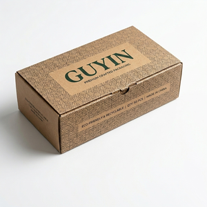Boîte en carton ondulé moulé sur mesure avec fermeture à clip, conception gratuite, pour outils électroniques, cadeaux, expédition, boîte en papier kraft - Product Image 5