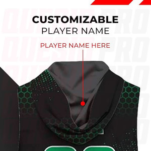 Nuevo Diseño de Camiseta con Capucha 7v7 para Fútbol Americano, Ropa Deportiva Personalizada para Hombre, Sublimación, Camiseta de Fútbol 7on7 con Nombre, Número y Logotipo - Product Image 2