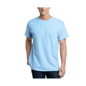 Vente en gros 100% coton personnalisé GSM hommes femmes unisexe uni blanc décontracté hommes t-shirt fournisseur du Bangladesh - Product Image 3