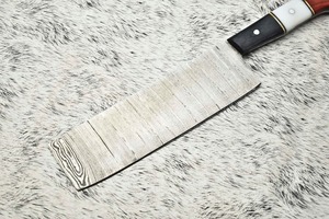 Cuchillo de Cocina Hecho a Mano con Acero de Damasco |   Picadora de Carne de Alta Resistencia para Carnicería |   Navaja Profesional Forjada con Precisión de Cuchilla - Product Image 3