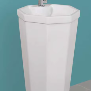 ONE PIECE <b>BASIN</b> EASILY HANDWASH BENITO SERIES 405X405X810mm SIZE - Product Image 1