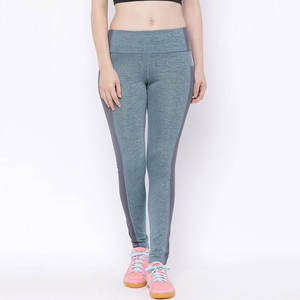 New Style Solid Women's <b>Leggings</b> High Waist Full Length Spandex/<b>Nylon</b> Quick Dry Breathable High Quality Low MOQ - Product Image 4
