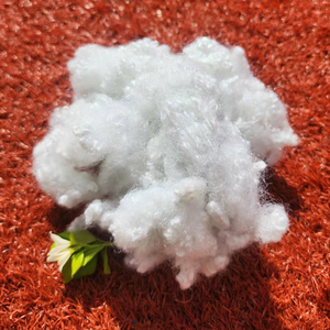 Fibra de Poliéster Reciclada Blanca de Vietnam, Sin Silicona, 15D 32/64mm, Antiestática, Antidistorsión, Hilado Hueco Conjugado - Product Image 1