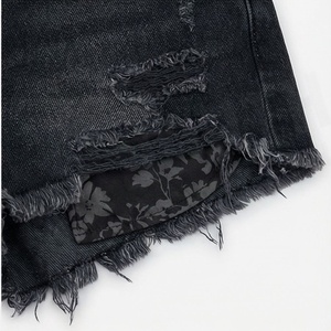 Shorts décontractés en denim de coton de haute qualité, lavés aux enzymes, pour femmes, grandes tailles, respirants, mode estivale _1 - Product Image 6