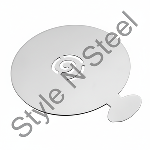 Stainless Steel Custom Coasters Set Indian Simple Coaster New 4 Pcs Set Stainless Steel Coffee coaster Sprinkle Miracle - Product Image 1