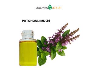 อะโรมา อัตซีรี อินโดนีเซีย โมเลกุลาร์ ดิสทิล แพทชูลี่ (MD 34) น้ำหอมบริสุทธิ์สูง กลิ่นดินและไม้หอม - Product Image 4