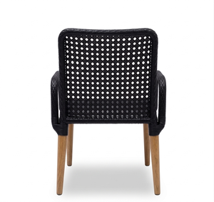 Hot design wicker arm <b>chair</b> - vivi stacking arm <b>chair</b> - Product Image 4