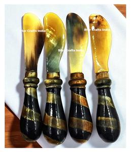 มีดขายดี อุปกรณ์ครัว มีดครีมชีส มีดทาเนย มีดหั่นเนย ทำจากเขาสัตว์ธรรมชาติ ราคาประหยัด - Product Image 1