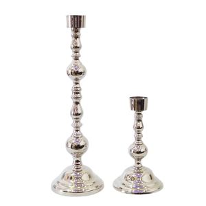 Premium Modern Fancy Unique Luxury Aluminum Nickel Plated Candle Holder Modern Luxury Royal Classic Look Hot <b>Sale</b> Candle Holder - Product Image 1