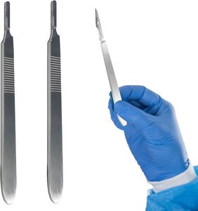 Scalpels chirurgicaux en acier inoxydable pour procédures cliniques, outils de coupe de précision pour usage professionnel en santé - Product Image 2