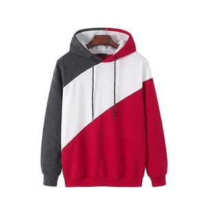 Pull en coton tricoté sur mesure pour homme, patchwork délavé contrastant noir et blanc, manteau d'hiver coupe ample, vente en gros, direct usine - Product Image 5
