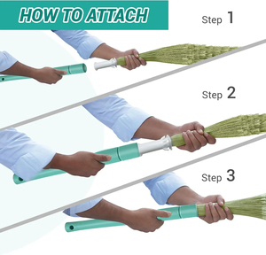 ไม้กวาดทำความสะอาดพื้นและเฟอร์นิเจอร์ ทนทาน กันน้ำ ไร้ฝุ่น ผลิตจากไนลอน เป็นมิตรกับสิ่งแวดล้อม พร้อมด้ามจับพลาสติกแบบพกพา ผลิตในอินเดีย - Product Image 5