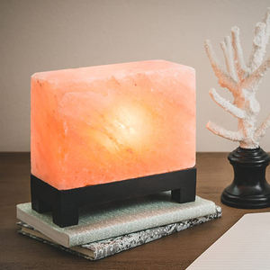 Wholesale USB LED Night Light Indoor Bedroom Colorful Himalayan Salt <b>Table</b> <b>Lamp</b> Feng Shui Style Carved for Home Decoration - Product Image 4