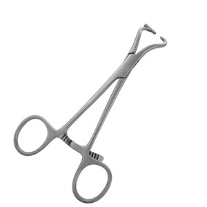 Forceps de réduction et de répositionnement osseux de qualité chirurgicale, en acier inoxydable, treize centimètres, instrument orthopédique - Product Image 2