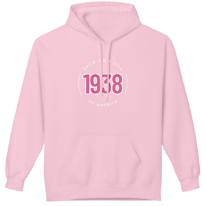 Sweat-shirt à capuche rose avec motif graphique, broderie circulaire, en polaire, à manches longues, unisexe, décontracté, vêtement de mode d'hiver - Product Image 1