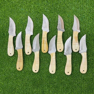 Cuchillo de hoja fija personalizable para camping en la naturaleza con funda y mango de hueso, para supervivencia al aire libre, caza y estilo vaquero, compatible con OEM, lote. - Product Image 1