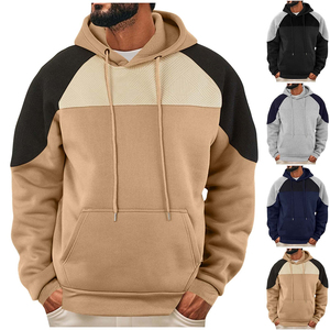 Men’s 100% Cotton Pullover Hoodie Heavyweight Fleece Custom Logo <b>Plain</b> <b>Sweatshirt</b> Casual Streetwear Wholesale - Product Image 5