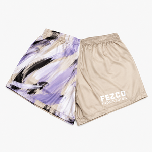 Pantalones Cortos Deportivos Resistentes para Entrenamiento de Fútbol, Diseño Atardecer, Cintura Elástica con Bolsillos, Ropa Deportiva de Verano, Corte Regular - Product Image 2