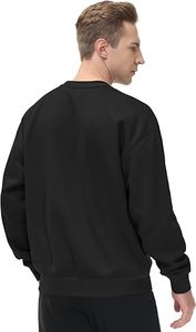 Sudadera de Color Liso para Hombre, Informal, para Uso Diario, de Algodón Suave, de Manga Larga, Cómoda, Estilo Moderno y Minimalista - Product Image 4