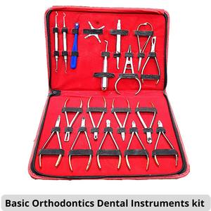 Kit d'instruments dentaires orthodontiques de base 18 pièces, kit composite manuel en acier inoxydable de haute qualité certifié CE par Grip Surgical - Product Image 3
