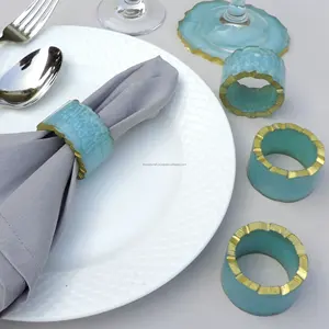 Anillo de Servilleta de Resina Moderno y Lujoso, Diseño Redondo con el Mejor Color para Servilletas, Utensilios de Cocina y Restaurantes - Product Image 4