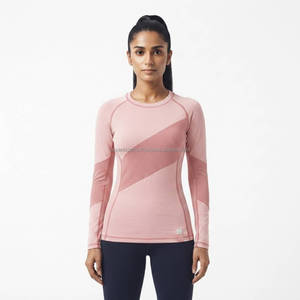 <b>Women</b> Compression <b>Shirt</b> <b>Long</b> Sleeve Athletic Base Layer Quick Dry Workout Top Gym Fitness Running Sportswear OEM ODM Wholesale - Product Image 1