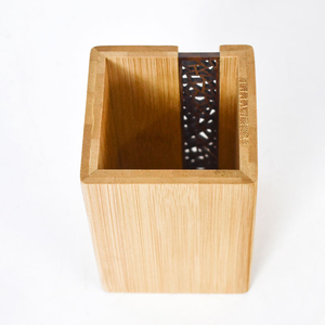 Nuevo Portalápices de Bambú WDF, Soporte para Bolígrafos y Lápices, Organizador de Escritorio - Product Image 6