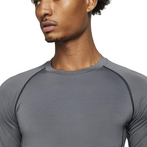 Camiseta de Compresión de Manga Larga para Hombre, Secado Rápido, Transpirable, para Entrenamiento Atlético, Running, Gimnasio, Capa Base - Product Image 3