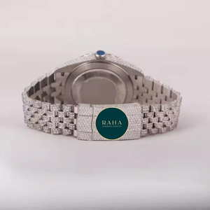Montre de sport unisexe de luxe, boîtier en acier inoxydable, bracelet en acier inoxydable, fermoir papillon jaune, mouvement mécanique, cadran de 41 mm, 3 BAR - Product Image 2