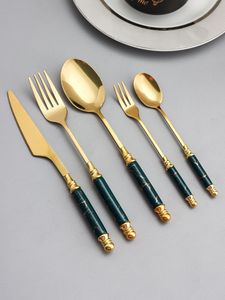 Ensemble de couverts en acier inoxydable de qualité supérieure avec finition miroir pour la maison, l'hôtel, la restauration, la table à manger - Product Image 1