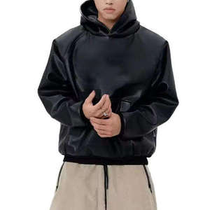 Sweat-shirt à capuche unisexe avec logo personnalisé, fermeture éclair intégrale, coupe ample, style streetwear, veste à capuche décontractée, vêtements de mode - Product Image 4