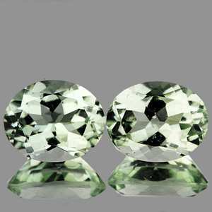Prasiolita de Amatista Verde Natural Suave, Corte Ovalado Facetado, Gemas Sueltas Minadas en Tierra, Impecables, Venta al por Mayor - Product Image 6