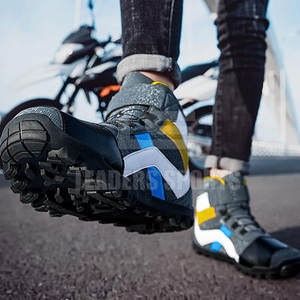Las Mejores Botas de Motocicleta Impermeables de Cuero, Unisex, de Alta Calidad, con Logotipo Personalizado, MOQ Bajo, Cómodas - Product Image 5