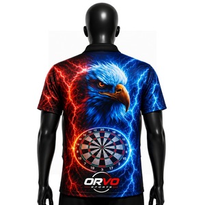 Camiseta Deportiva Personalizada para Sublimación, Estampado por Transferencia, Patrón 3D, Unisex, 100% Poliéster, Secado Rápido, Transpirable, Ropa de Equipo - Product Image 2